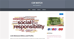 Desktop Screenshot of csrwatch.com